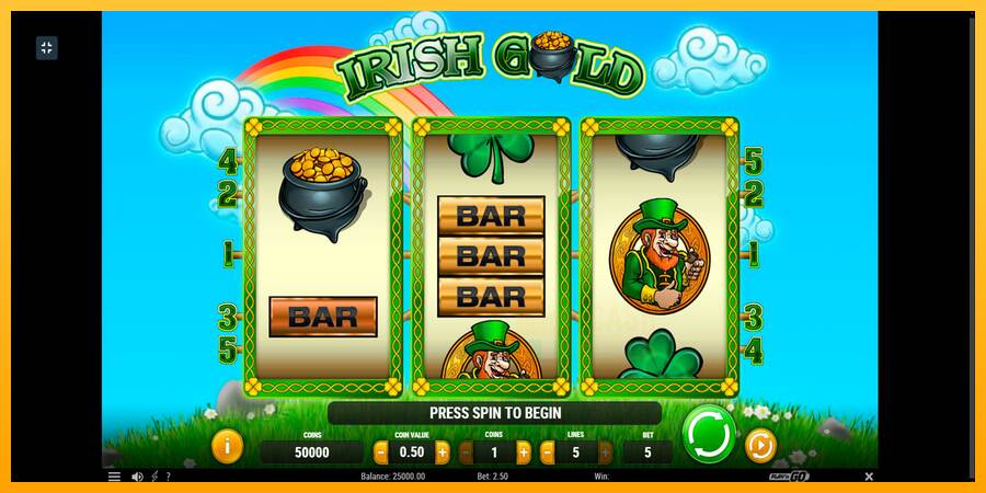 Irish Gold macchina da gioco per soldi, immagine 1