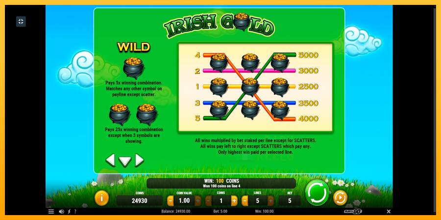 Irish Gold macchina da gioco per soldi, immagine 6