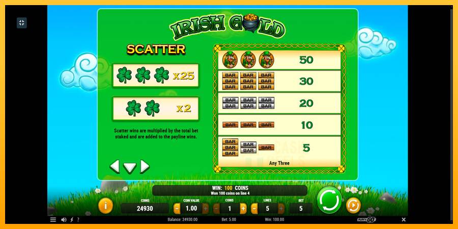 Irish Gold macchina da gioco per soldi, immagine 7