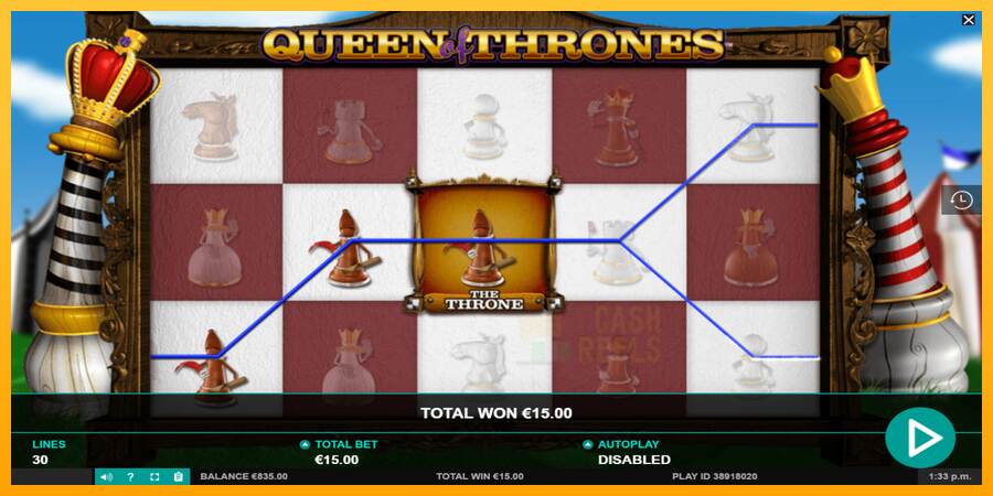 Queen of Thrones macchina da gioco per soldi, immagine 3