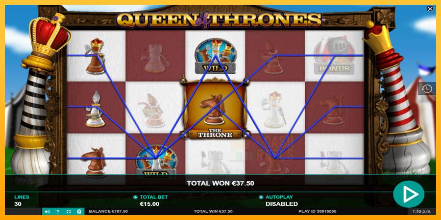 Queen of Thrones macchina da gioco per soldi, immagine 4