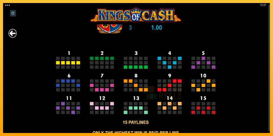 Kings of Cash macchina da gioco per soldi, immagine 7