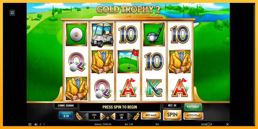 Gold Trophy 2 macchina da gioco per soldi, immagine 1