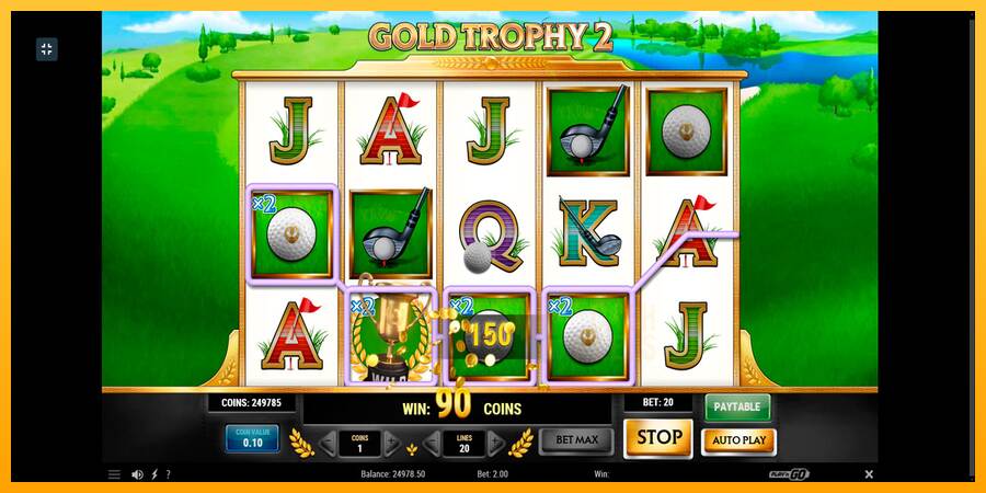 Gold Trophy 2 macchina da gioco per soldi, immagine 4