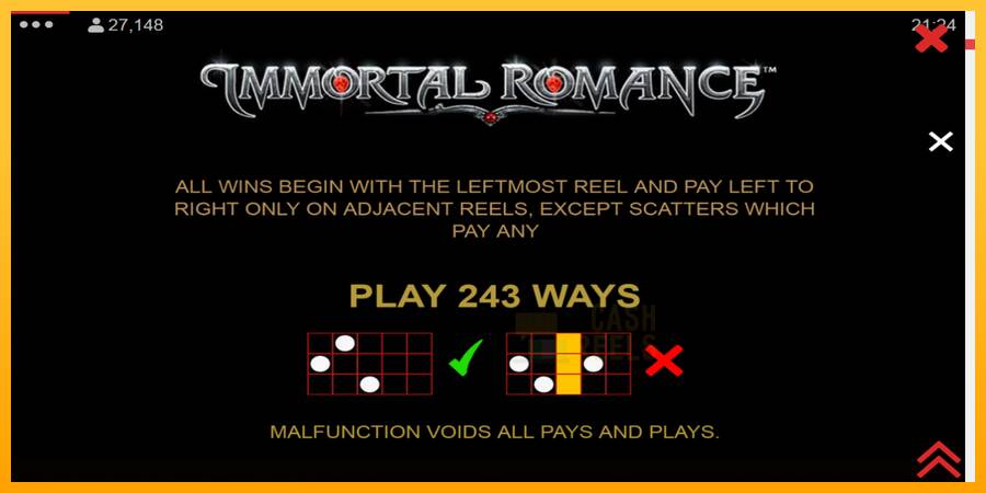 Immortal Romance macchina da gioco per soldi, immagine 7