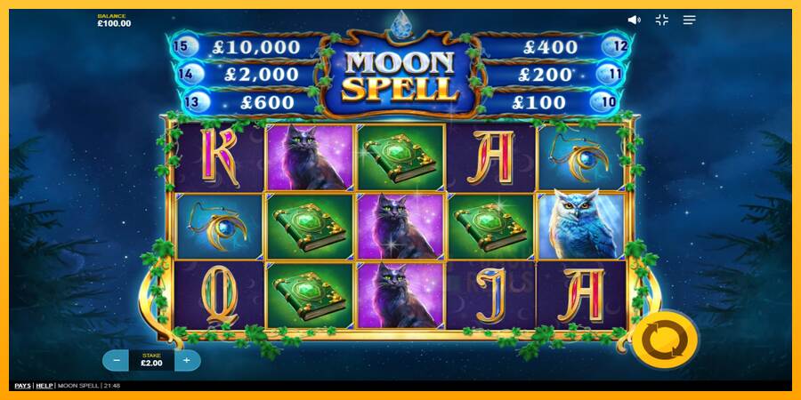 Moon Spell macchina da gioco per soldi, immagine 2