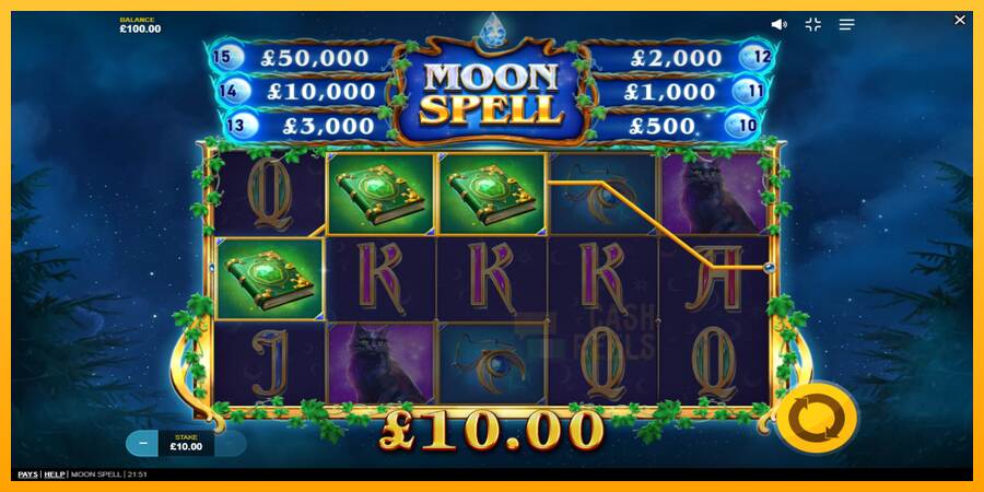 Moon Spell macchina da gioco per soldi, immagine 3