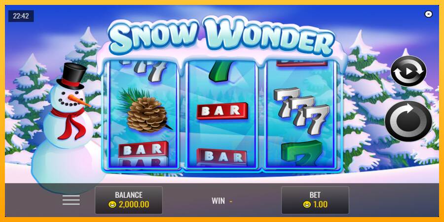 Snow Wonder macchina da gioco per soldi, immagine 1