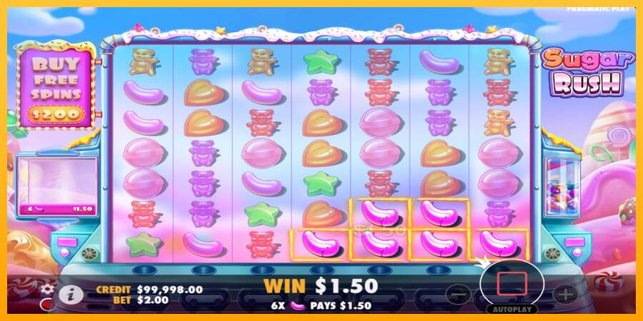 Sugar Rush macchina da gioco per soldi, immagine 3