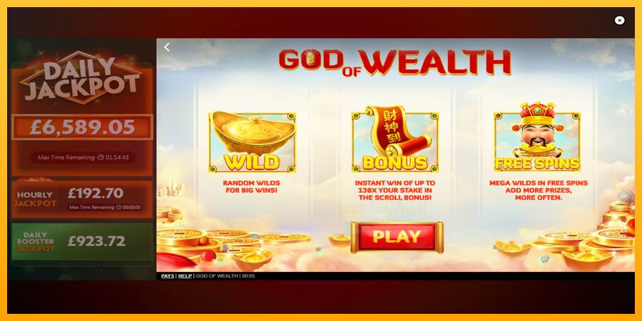 God of Wealth macchina da gioco per soldi, immagine 1