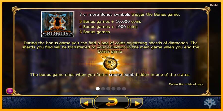 Holmes and the Stolen Stones macchina da gioco per soldi, immagine 5