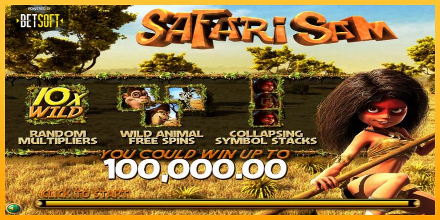 Safari Sam macchina da gioco per soldi, immagine 1