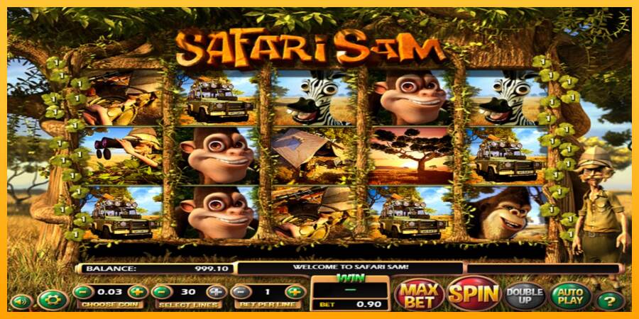 Safari Sam macchina da gioco per soldi, immagine 2