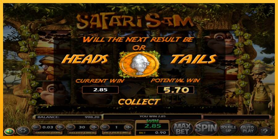 Safari Sam macchina da gioco per soldi, immagine 4