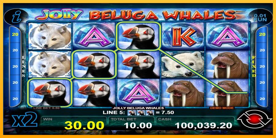 Jolly Beluga Whales macchina da gioco per soldi, immagine 4