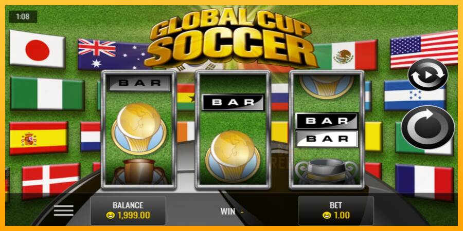 Global Cup Soccer macchina da gioco per soldi, immagine 1