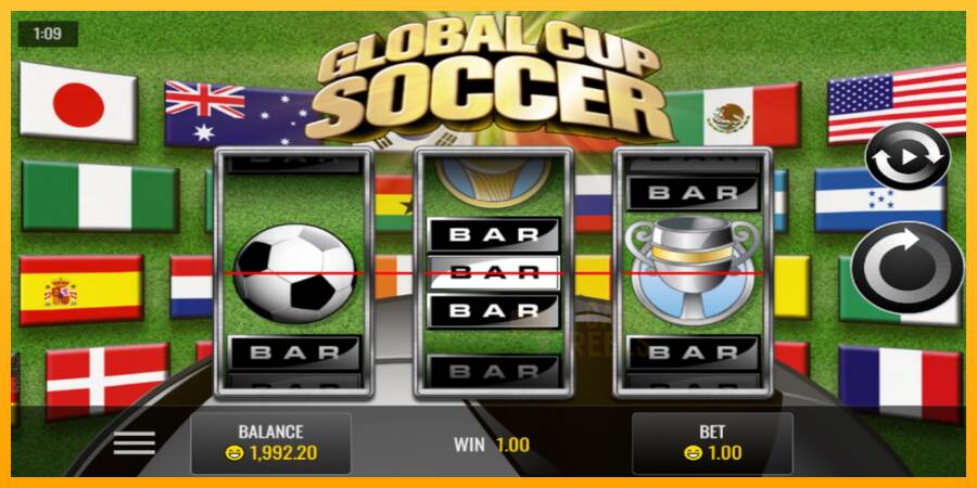 Global Cup Soccer macchina da gioco per soldi, immagine 2