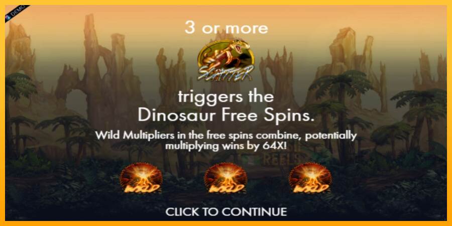 Dinosaur Adventure macchina da gioco per soldi, immagine 1