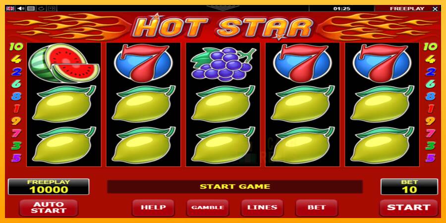 Hot Star macchina da gioco per soldi, immagine 2