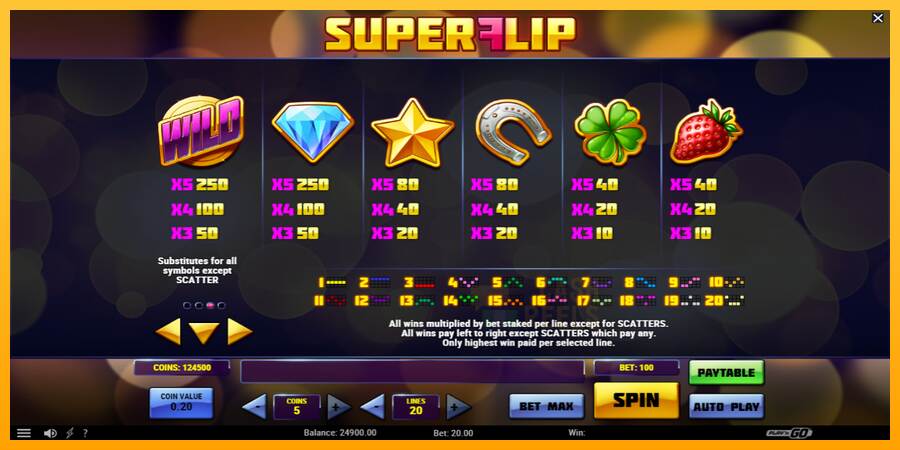 Super Flip macchina da gioco per soldi, immagine 7