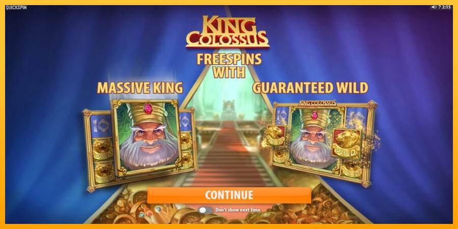 King Colossus macchina da gioco per soldi, immagine 1