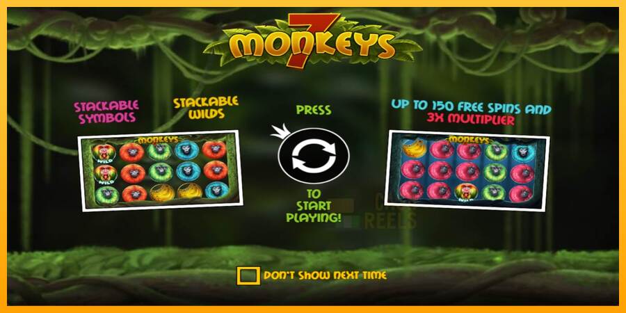 7 monkeys macchina da gioco per soldi, immagine 1