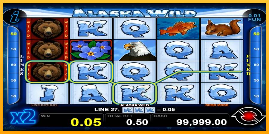 Alaska Wild macchina da gioco per soldi, immagine 2