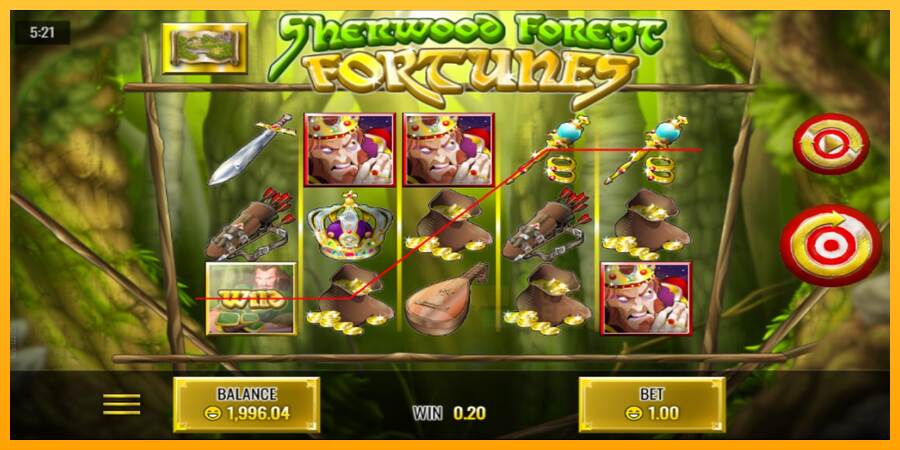 Sherwood Forest Fortunes macchina da gioco per soldi, immagine 2