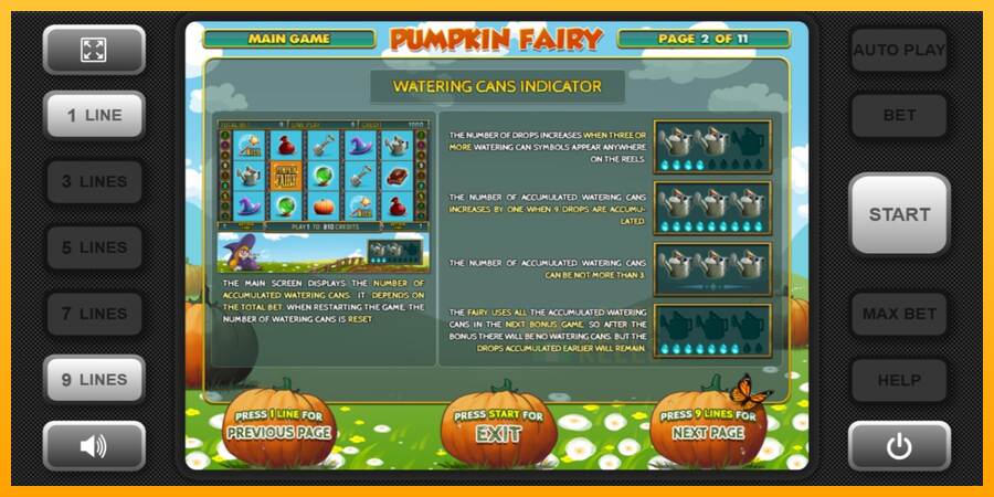 Pumpkin Fairy macchina da gioco per soldi, immagine 5