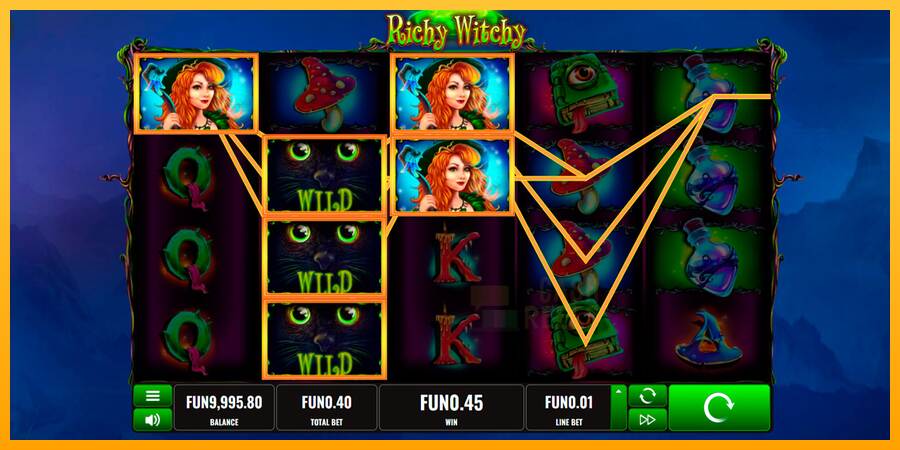 Witch Pickings macchina da gioco per soldi, immagine 3