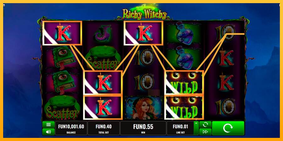 Witch Pickings macchina da gioco per soldi, immagine 8