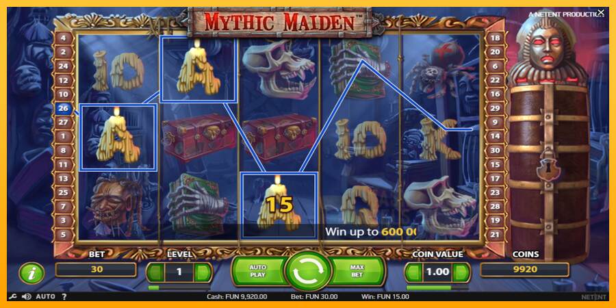 Mythic Maiden macchina da gioco per soldi, immagine 3