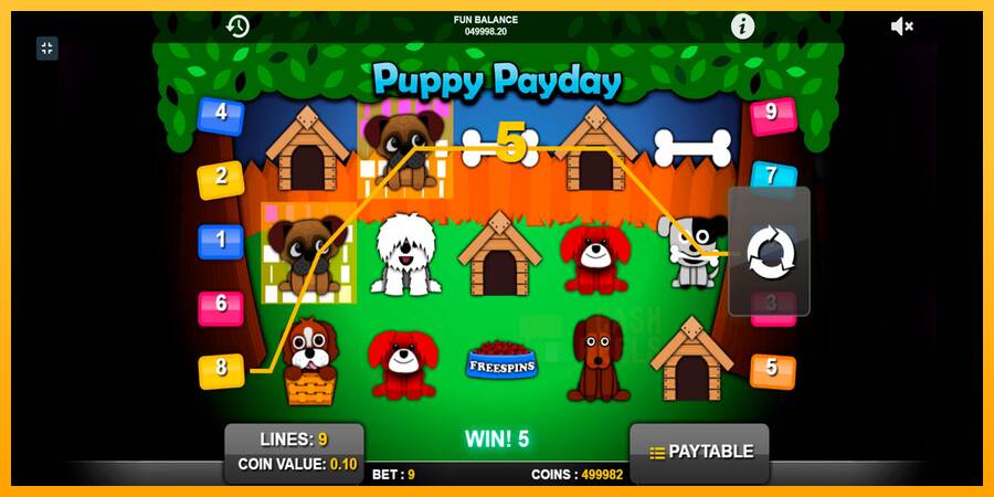 Puppy Payday macchina da gioco per soldi, immagine 3