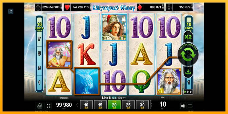 Olympus Glory macchina da gioco per soldi, immagine 2