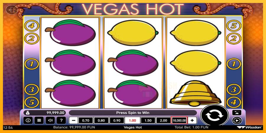 Vegas Hot macchina da gioco per soldi, immagine 1