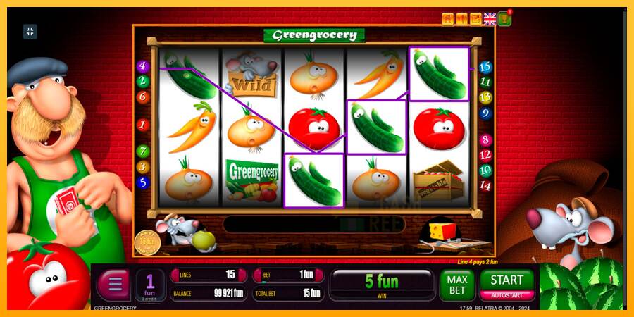 Green Grocery macchina da gioco per soldi, immagine 3