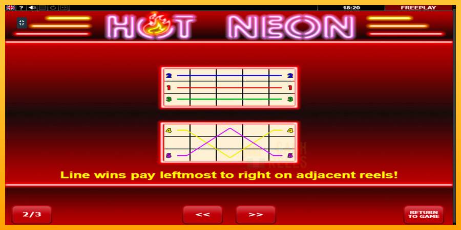 Hot Neon macchina da gioco per soldi, immagine 6