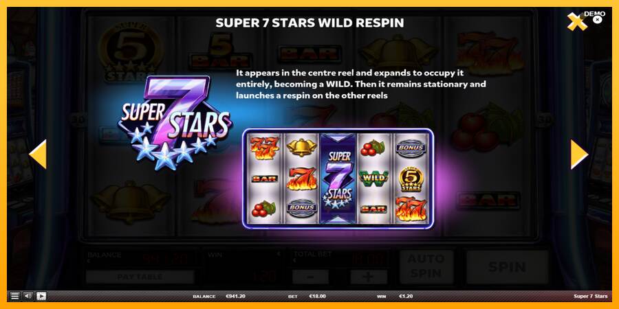 Super 7 Stars macchina da gioco per soldi, immagine 6