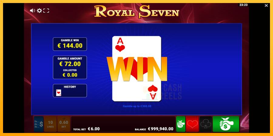 Royal Seven macchina da gioco per soldi, immagine 5