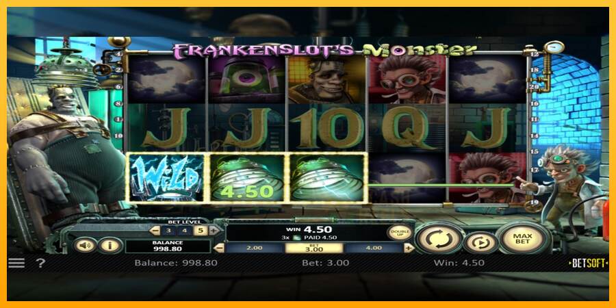 Frankenslots Monster macchina da gioco per soldi, immagine 3