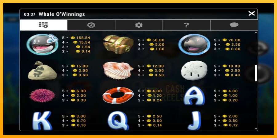 Whale O’Winnings macchina da gioco per soldi, immagine 4