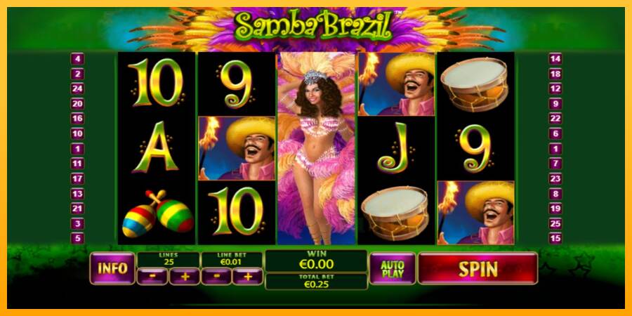 Samba Brazil macchina da gioco per soldi, immagine 1