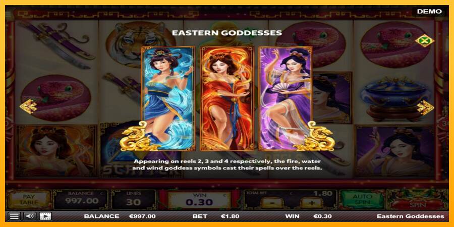 Eastern Goddesses macchina da gioco per soldi, immagine 7