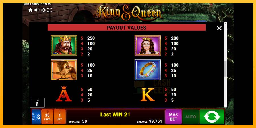 King Queen macchina da gioco per soldi, immagine 6