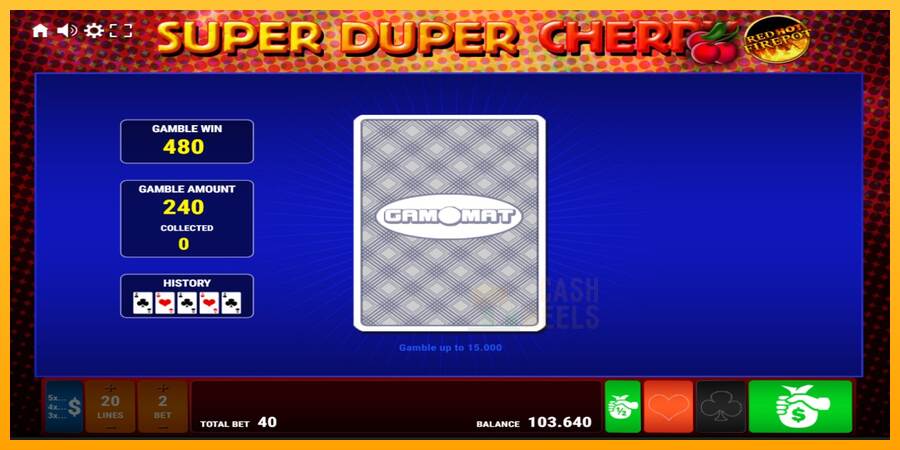 Super Duper Cherry Red Hot Firepot macchina da gioco per soldi, immagine 4