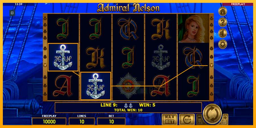 Admiral Nelson macchina da gioco per soldi, immagine 4