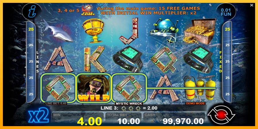 Mystic Wreck macchina da gioco per soldi, immagine 2