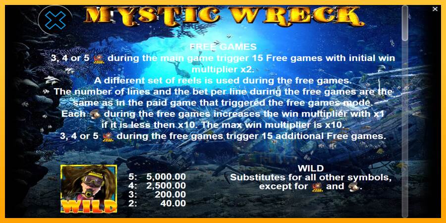 Mystic Wreck macchina da gioco per soldi, immagine 6