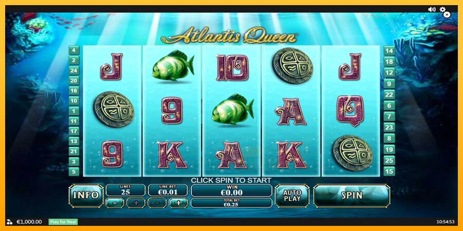 Atlantis Queen macchina da gioco per soldi, immagine 1