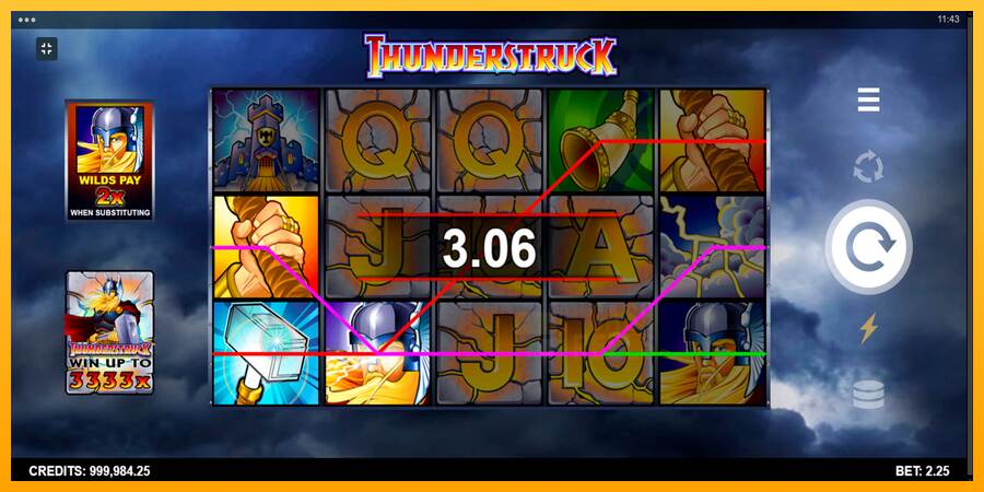 Thunderstruck macchina da gioco per soldi, immagine 2